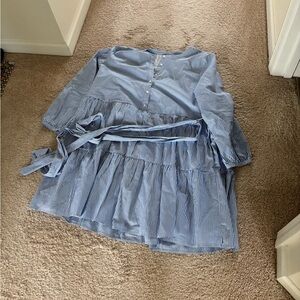 J.Crew mini shirt dress with belt